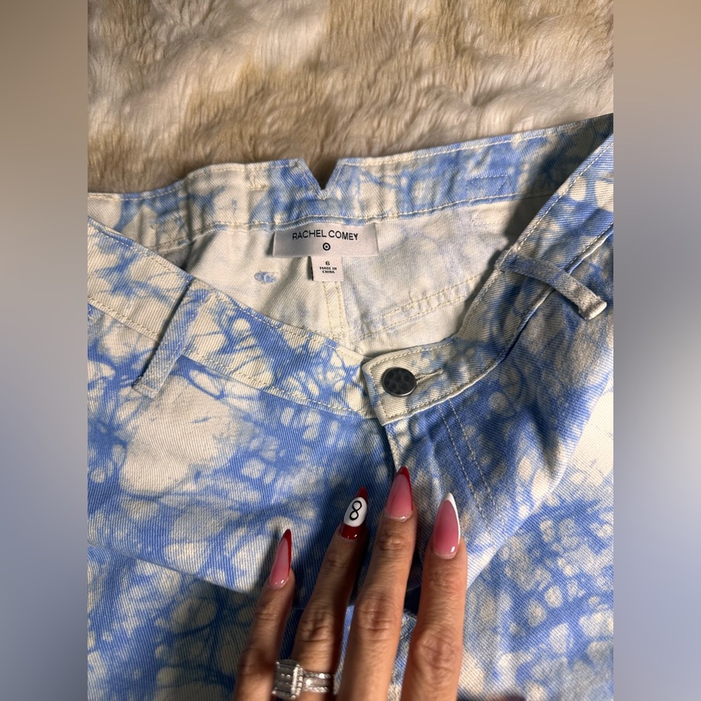 Rachel Comey Light Blue Tie-Dye Pants